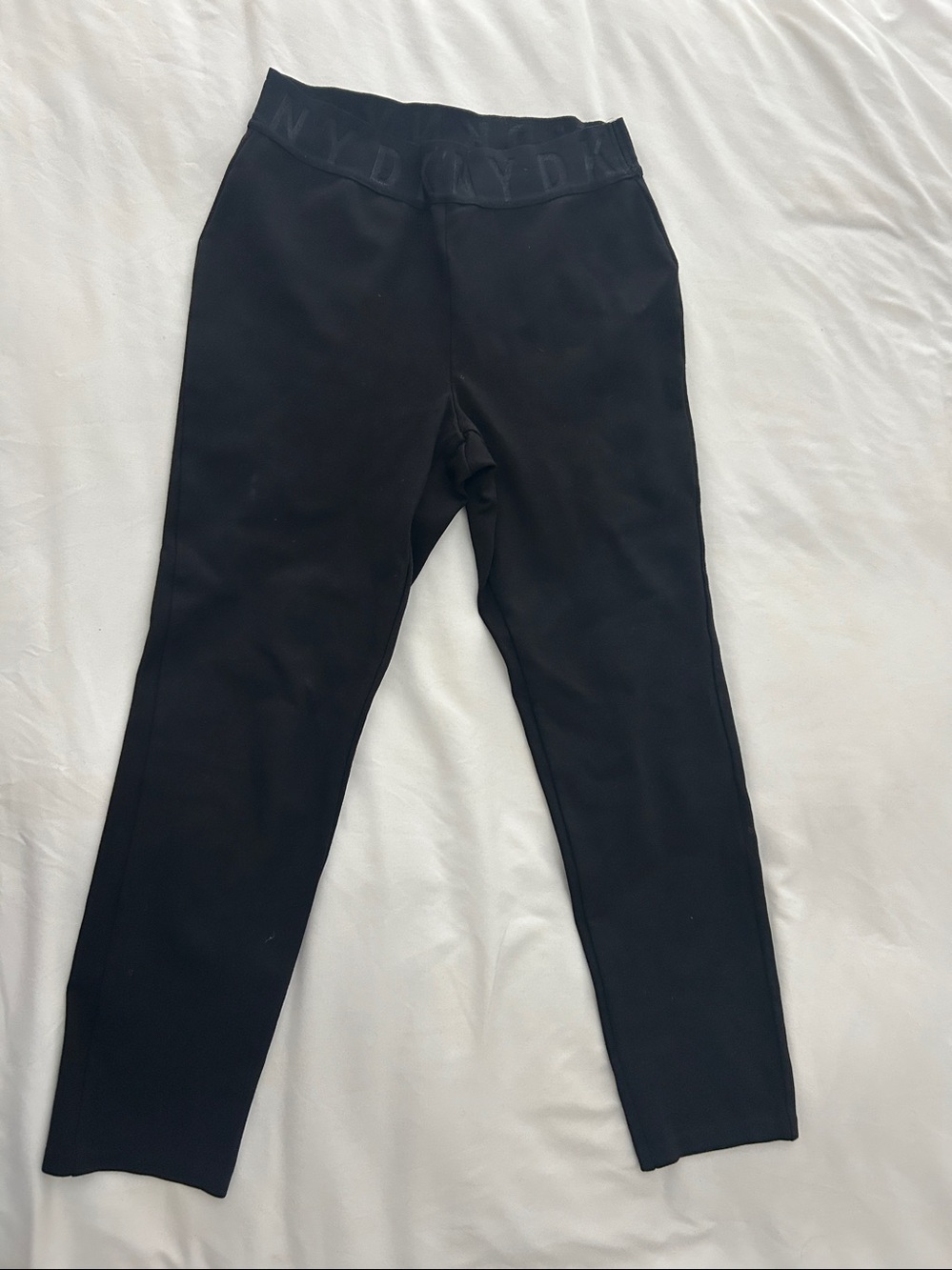 DKNY Black Kids Leggings with Branded Waistband